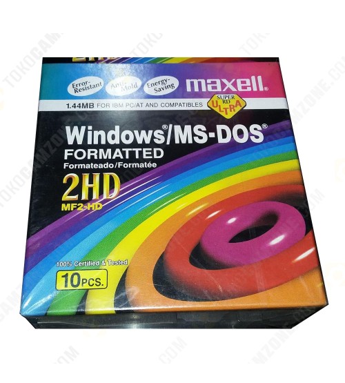 Maxell Floppy Disk MS-DOS 2HD Super RD Ultra MF2-HD